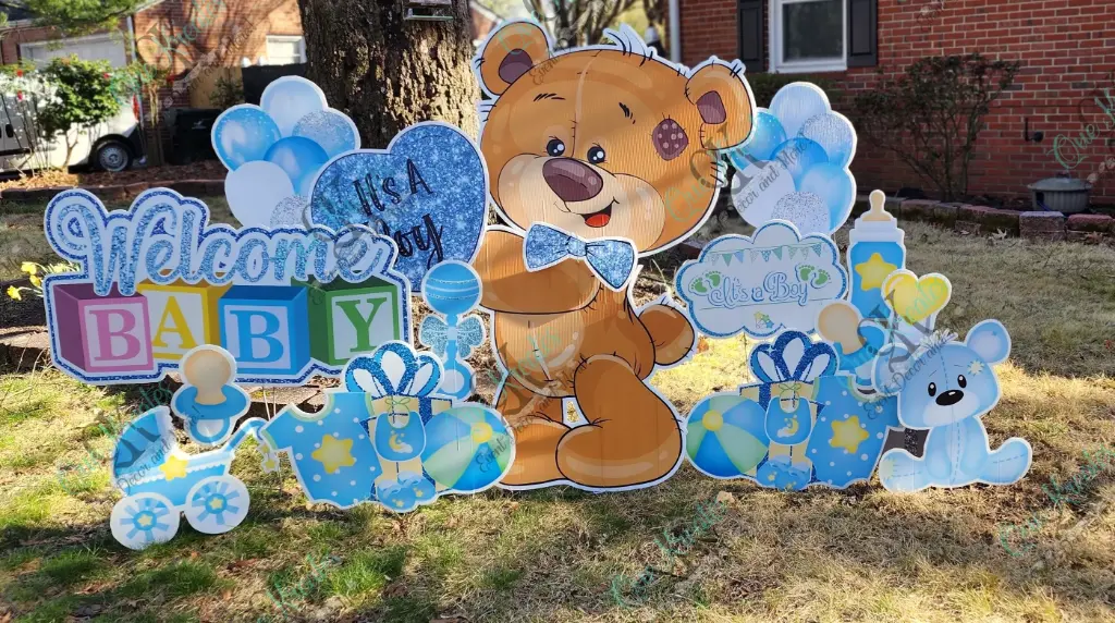 Blvd Teddy Yard Greeting