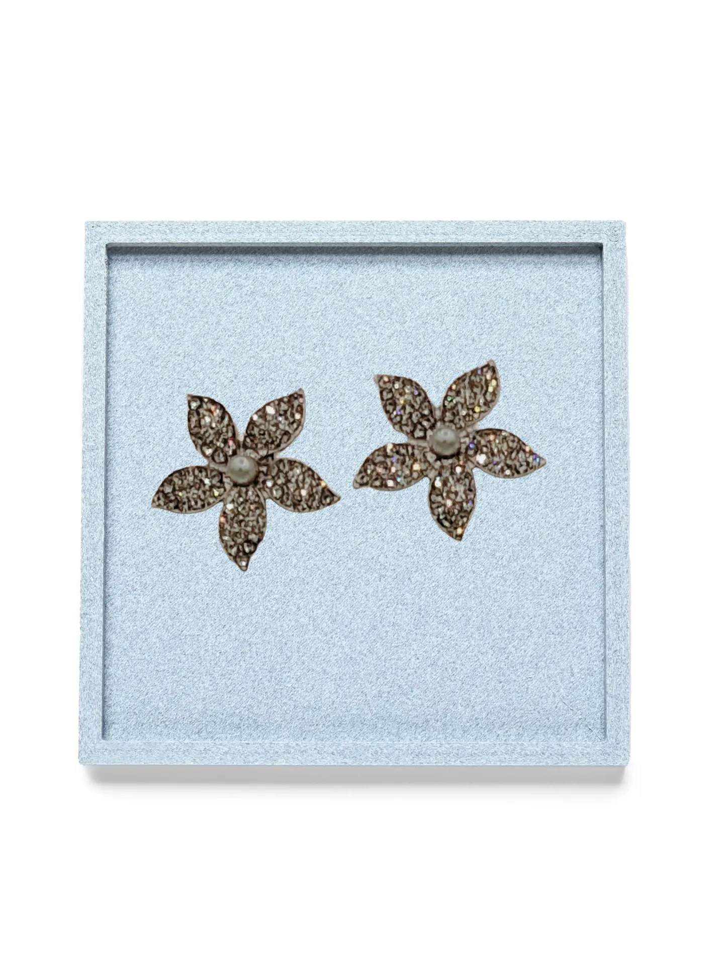 Bling Flower Blossom Earring (Gold)