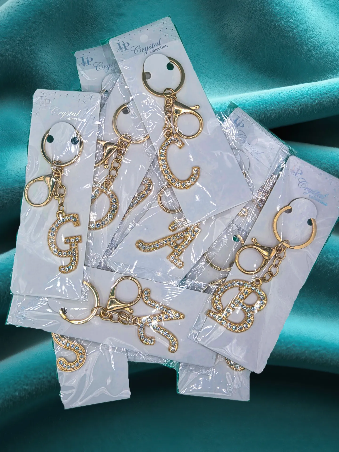 Bling Initial Keychain (A)